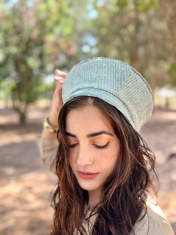 ⁨⁨⁨⁨ כובע שיק קומפורט פייטים מנטה ⁩⁩⁩⁩ (7878167822512)