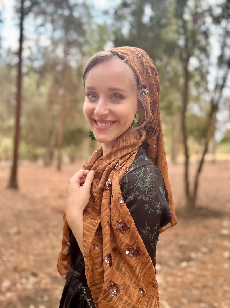 מטפחת ביוטי חמרה משולש (7936967147696) (7939463610544)