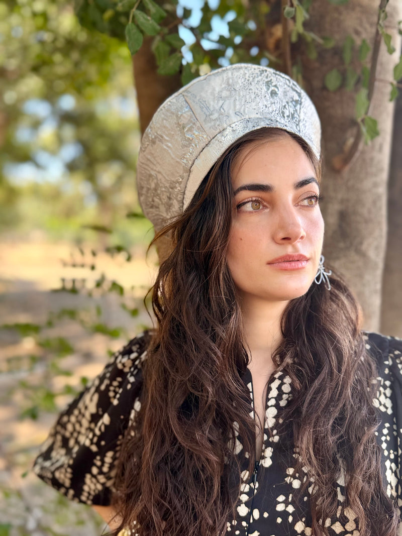 כובע שיק אלגנט כסוף (7900035252400)