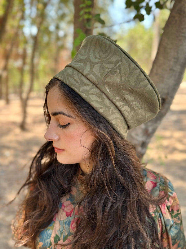 ⁨⁨⁨⁨ כובע שיק קומפורט זית ⁩⁩⁩⁩ (7900027846832)