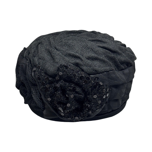 ברט מכווץ שושנים שחור