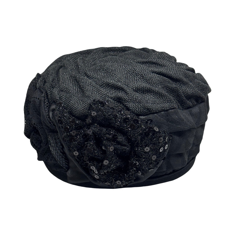 ברט מכווץ שושנים שחור