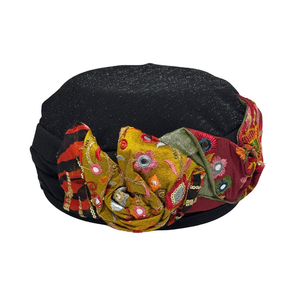 ברט קלאסי שושנים רקום צבעוני