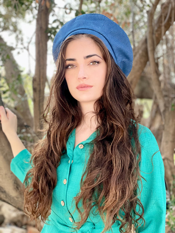 כובע שיק ג׳ינס כחול