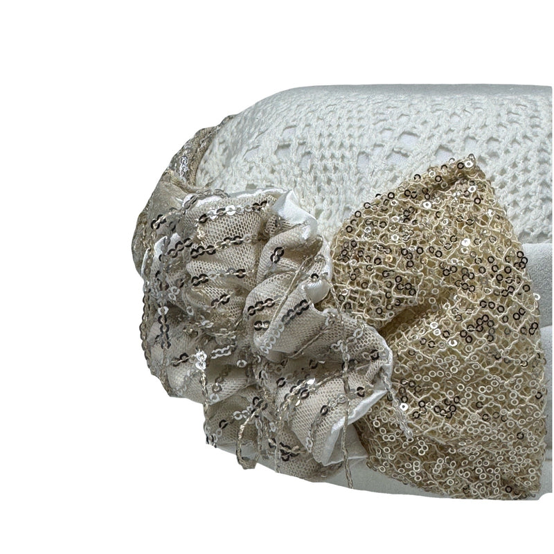 ברט קלאסי תחרה שמנת זהב