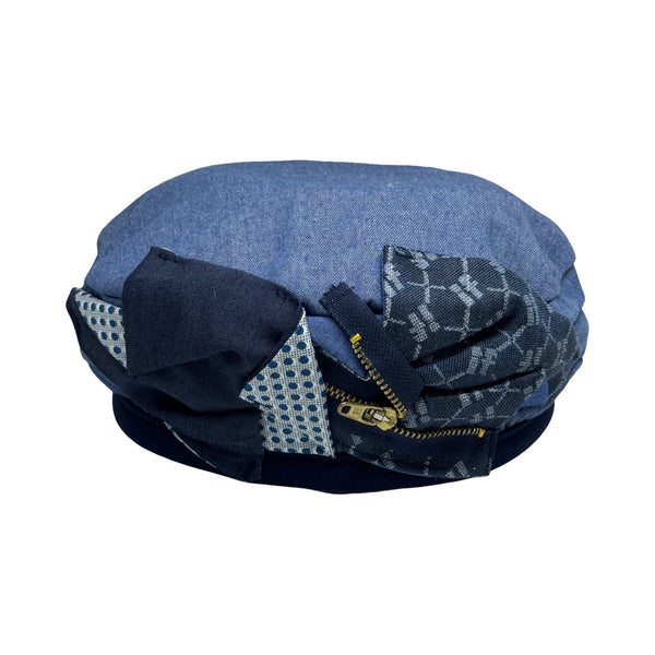 ברט קלאסי מקופלת רוכסן ג׳ינס כחול